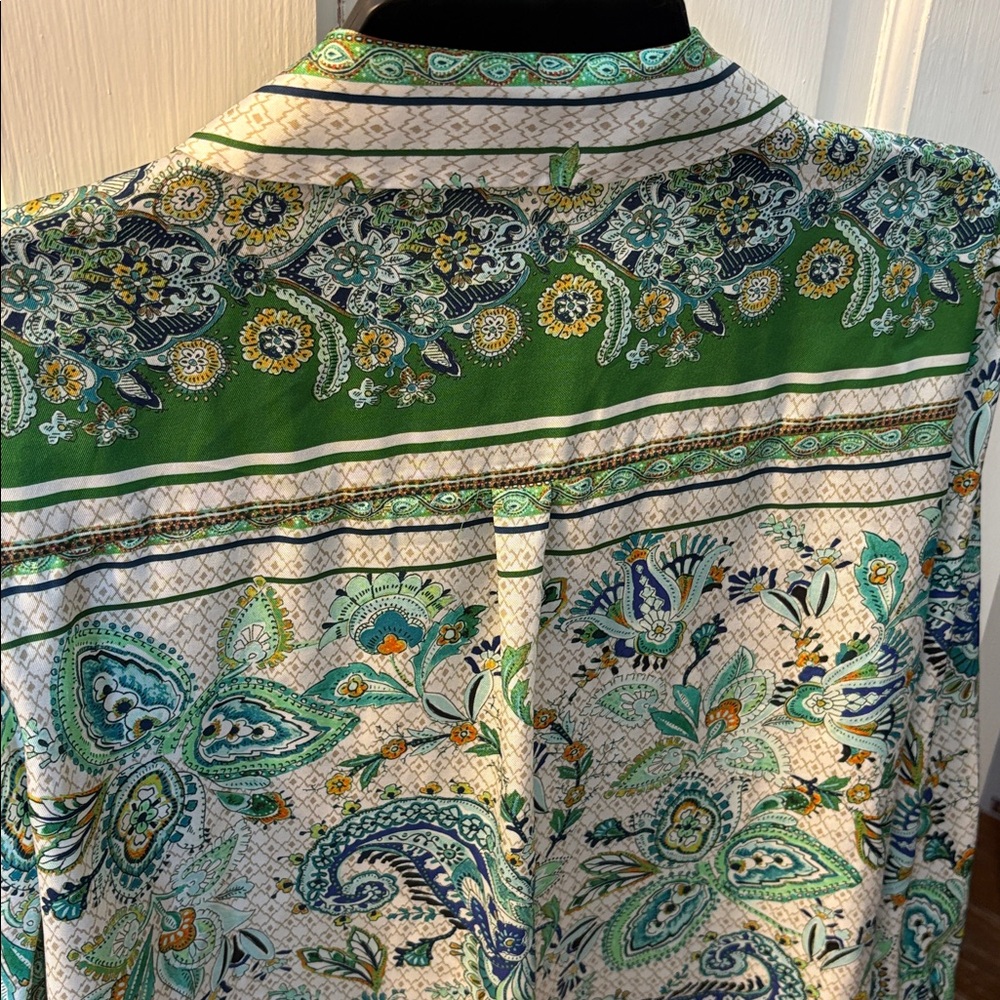 Zara medium satin gorgeous shirt!! - Picture 7 of 10